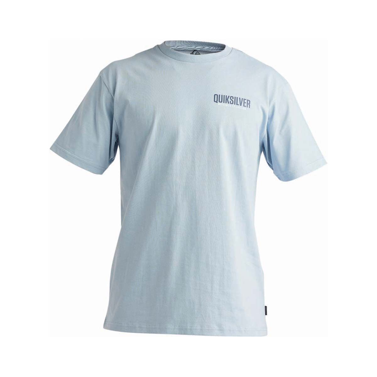 Quiksilver Men's Fish On Short Sleeve Tee, Ashley Blue, bcf_hi-res
