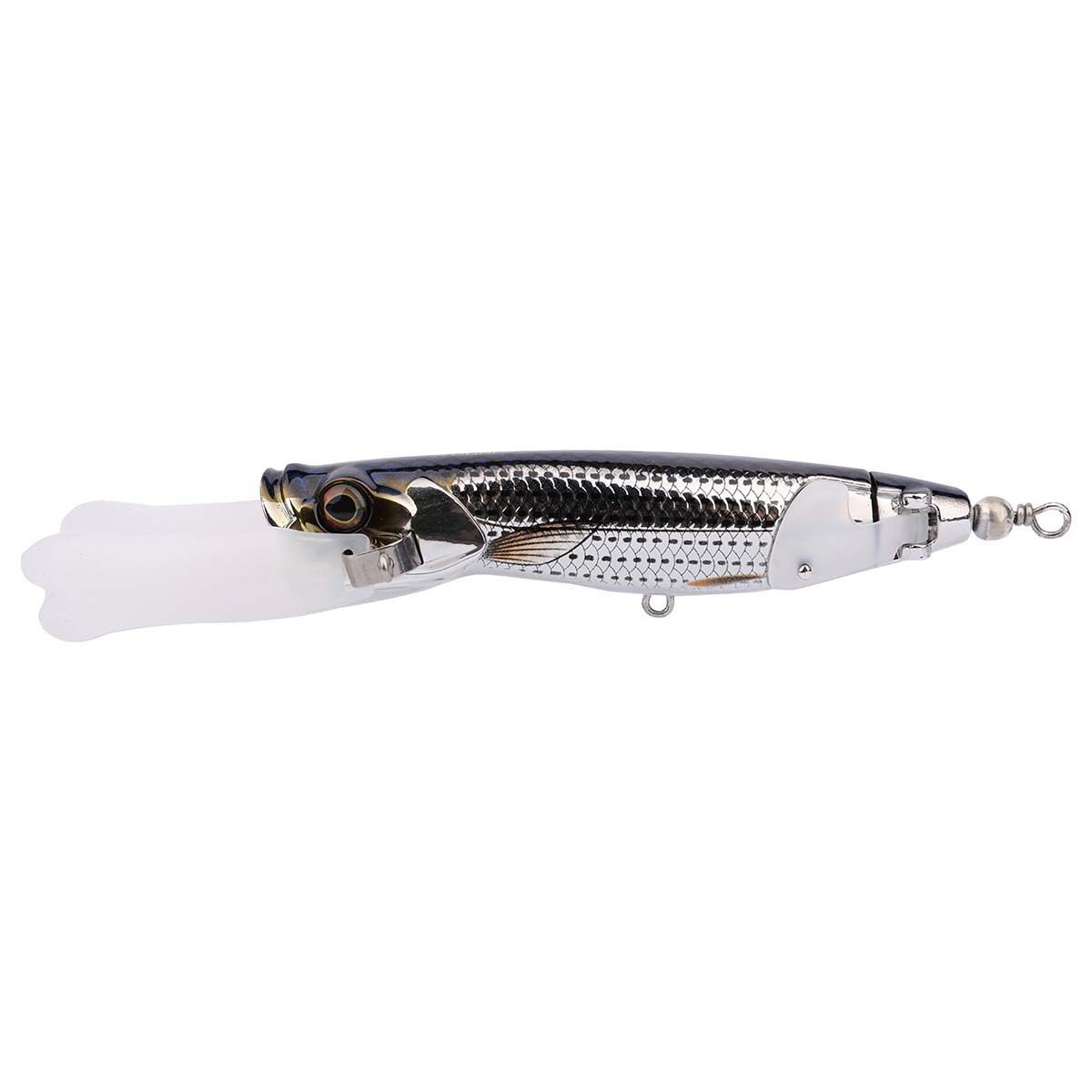 Bone Fury Estuary Topwater Lure 130mm Striped Mullet BCF