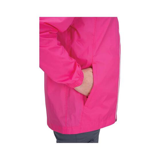 Macpac Kids' Rain Pack-It Jacket, Hot Pink, bcf_hi-res