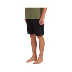 Quiksilver Waterman Men's Cabo Shore Cotton Shorts, Black, bcf_hi-res