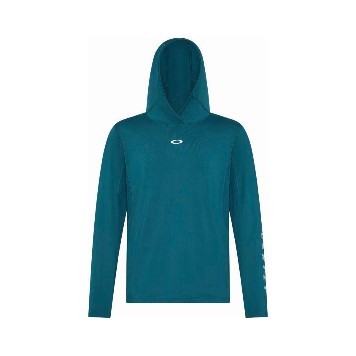 Oakley Men&rsquo;s Elements Long Sleeve Hooded Fishing Shirt, Balsam Green, bcf_hi-res