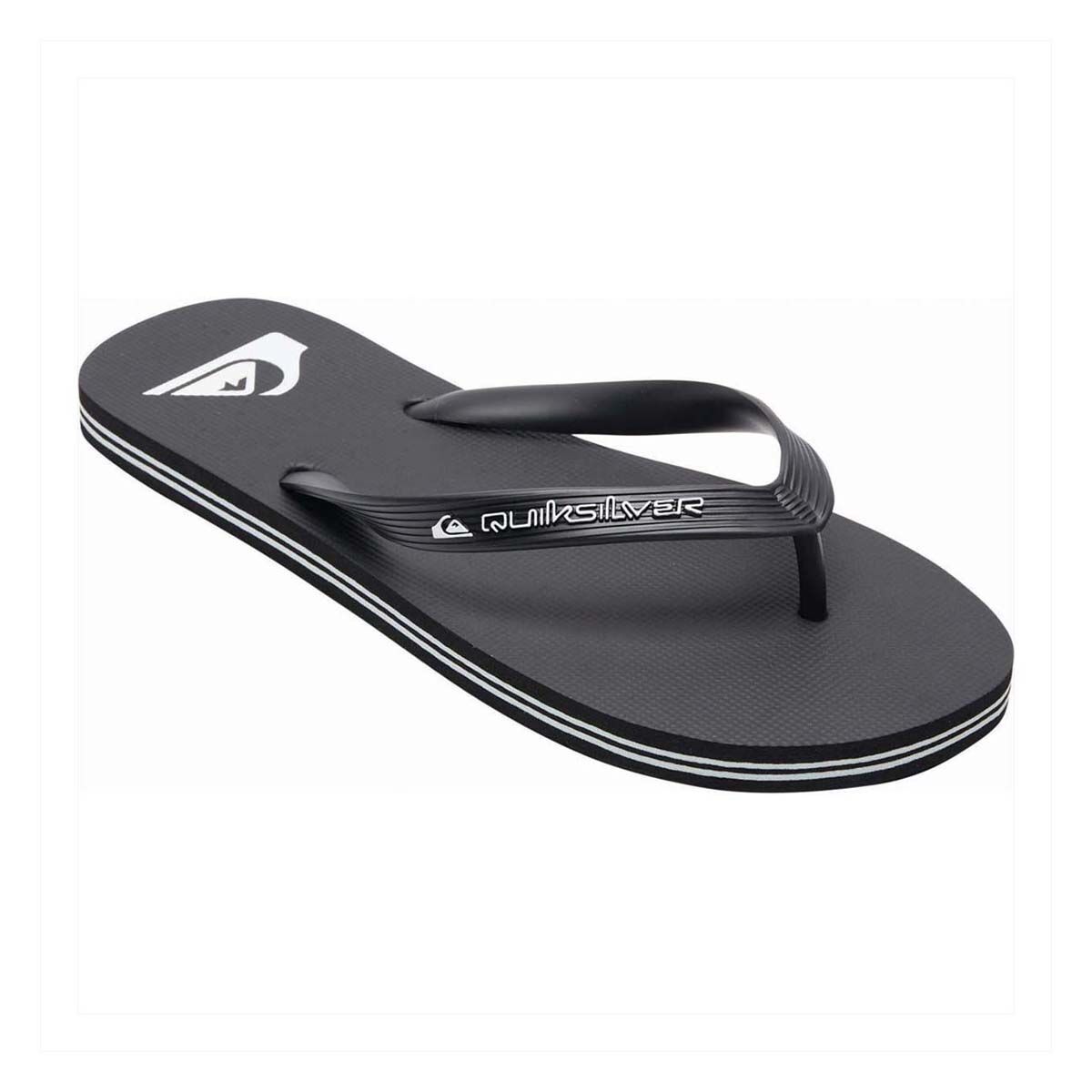 Quiksilver Molokai Core Mens Slides Black US 7, Black, bcf_hi-res