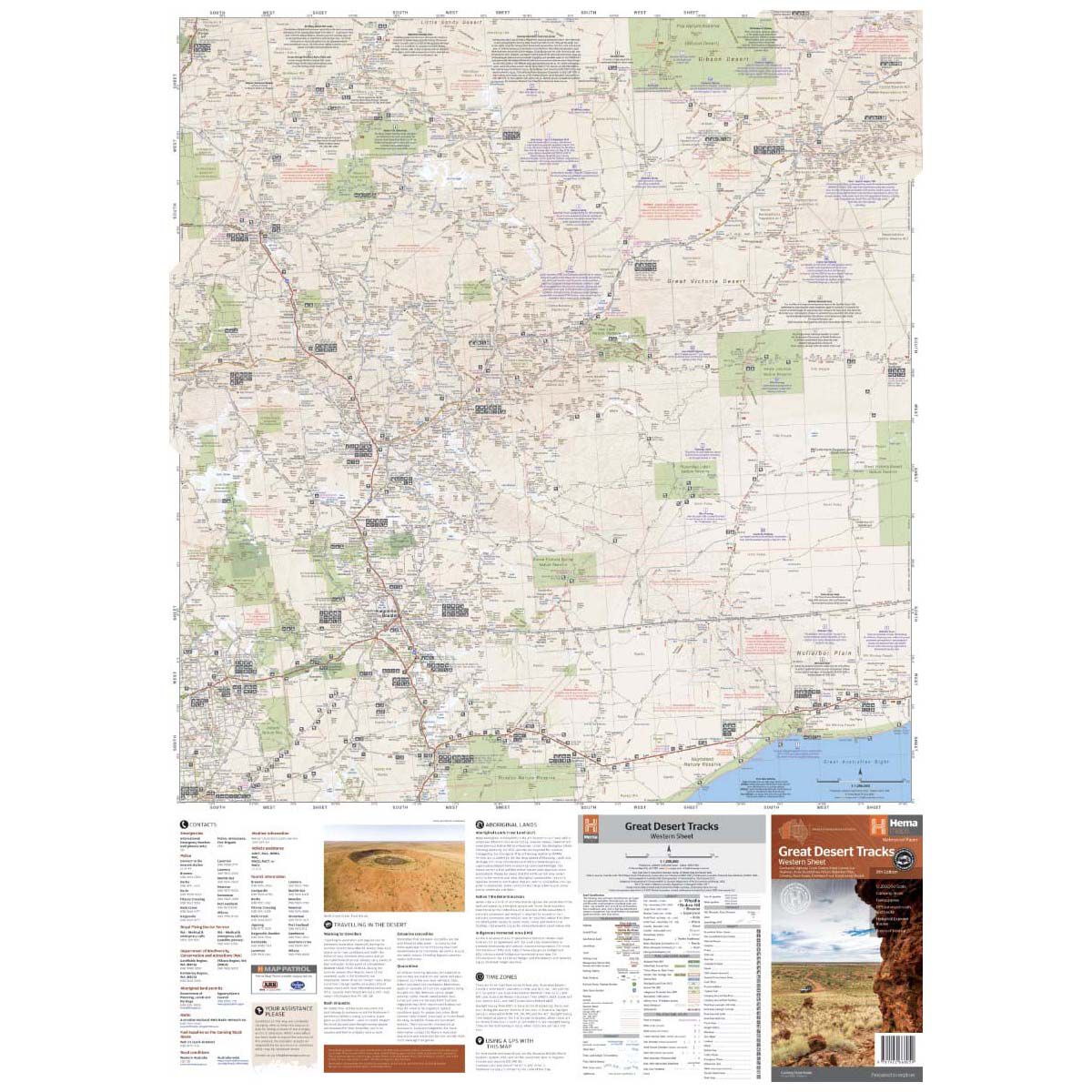 Hema Map Great Desert Tracks Western Sheet, , bcf_hi-res