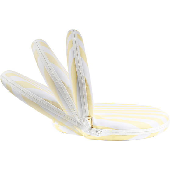 Wanderer Adjustable Beach Seat Pad Yellow Stripe, Yellow Stripe, bcf_hi-res