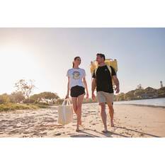 Wanderer Noosa Premium Beach Chair Yellow Stripe 150kg, , bcf_hi-res