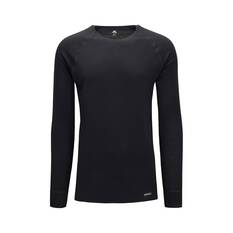 Macpac Men's Geothermal Long Sleeve Top V2, Black, bcf_hi-res