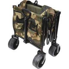 Wanderer Flat Fold Beach Cart 100kg Camo, , bcf_hi-res