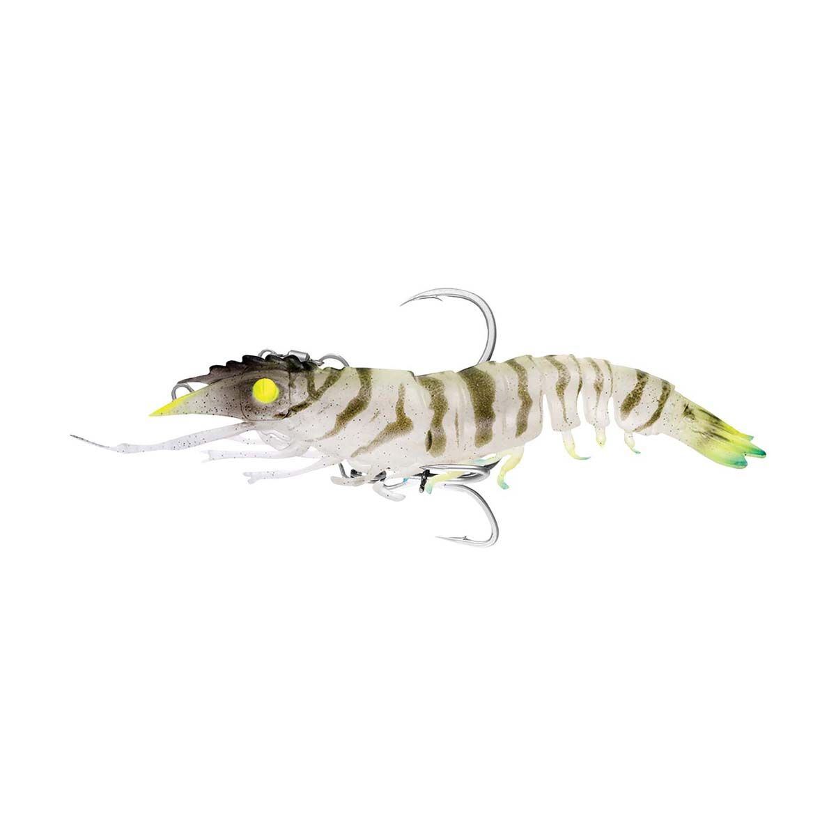 Nomad Live Ops Sumo Shrimp Pre-Rigged Soft Plastic Lure 5in Hyper Tiger, Hyper Tiger, bcf_hi-res