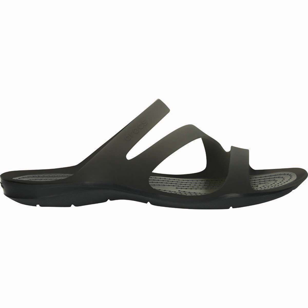 crocs swiftwater sandal black