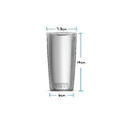 YETI® Rambler® Tumbler 10 oz (296ml) with Magslider™ Lid Black, Black, bcf_hi-res