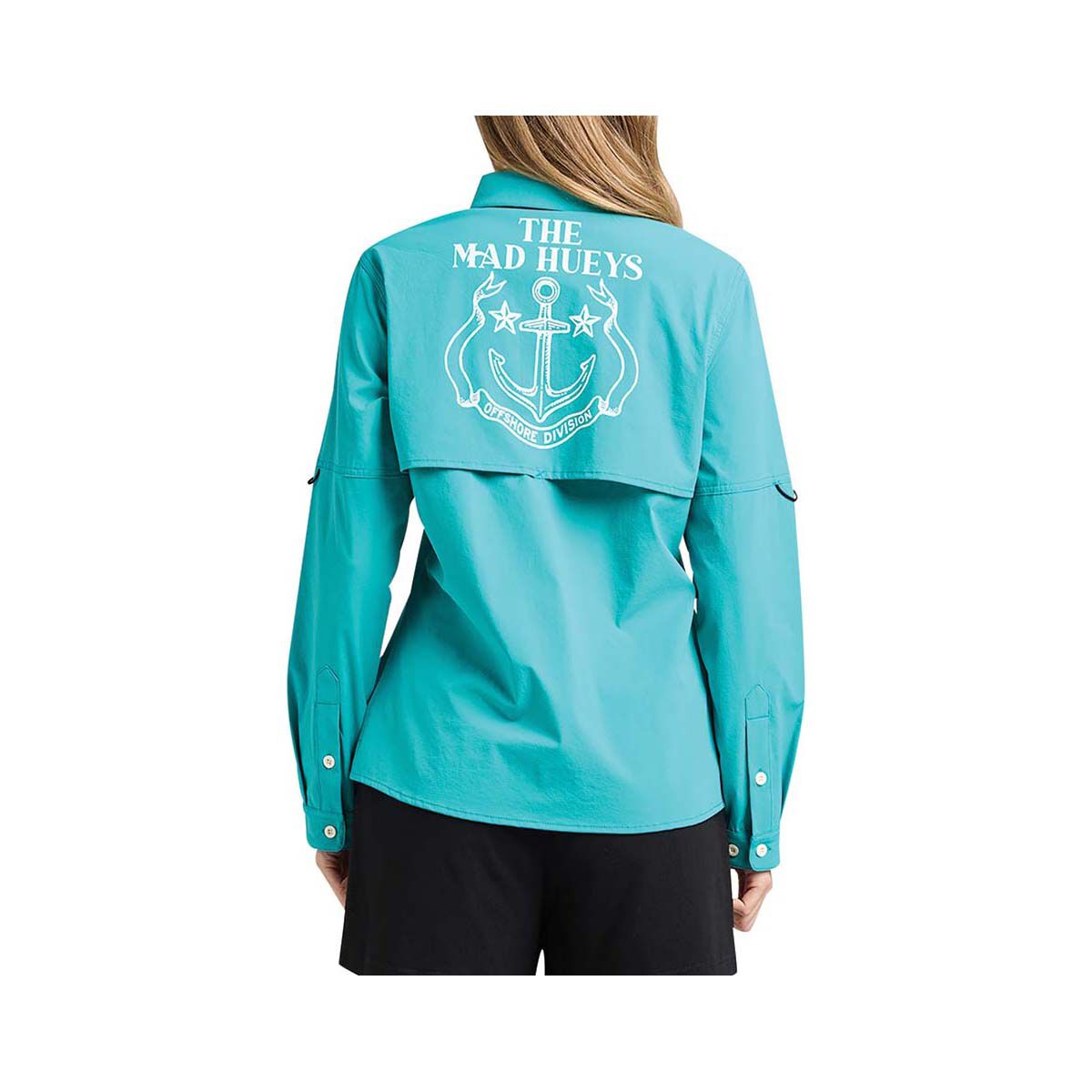 The Mad Hueys Women&rsquo;s Star Anchor Fishing Shirt, , bcf_hi-res