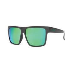 Liive Men’s X Wrath X Polarised Sunglasses Black with Green Lens, , bcf_hi-res