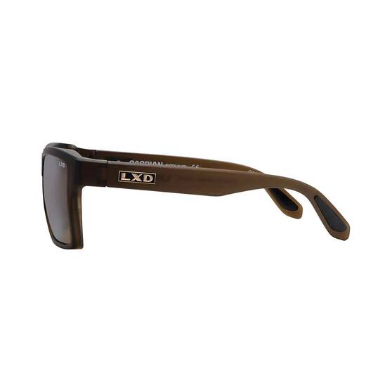 LXD Men’s Caspian Polar Sunglasses Matt Brown with Brown Lens, , bcf_hi-res