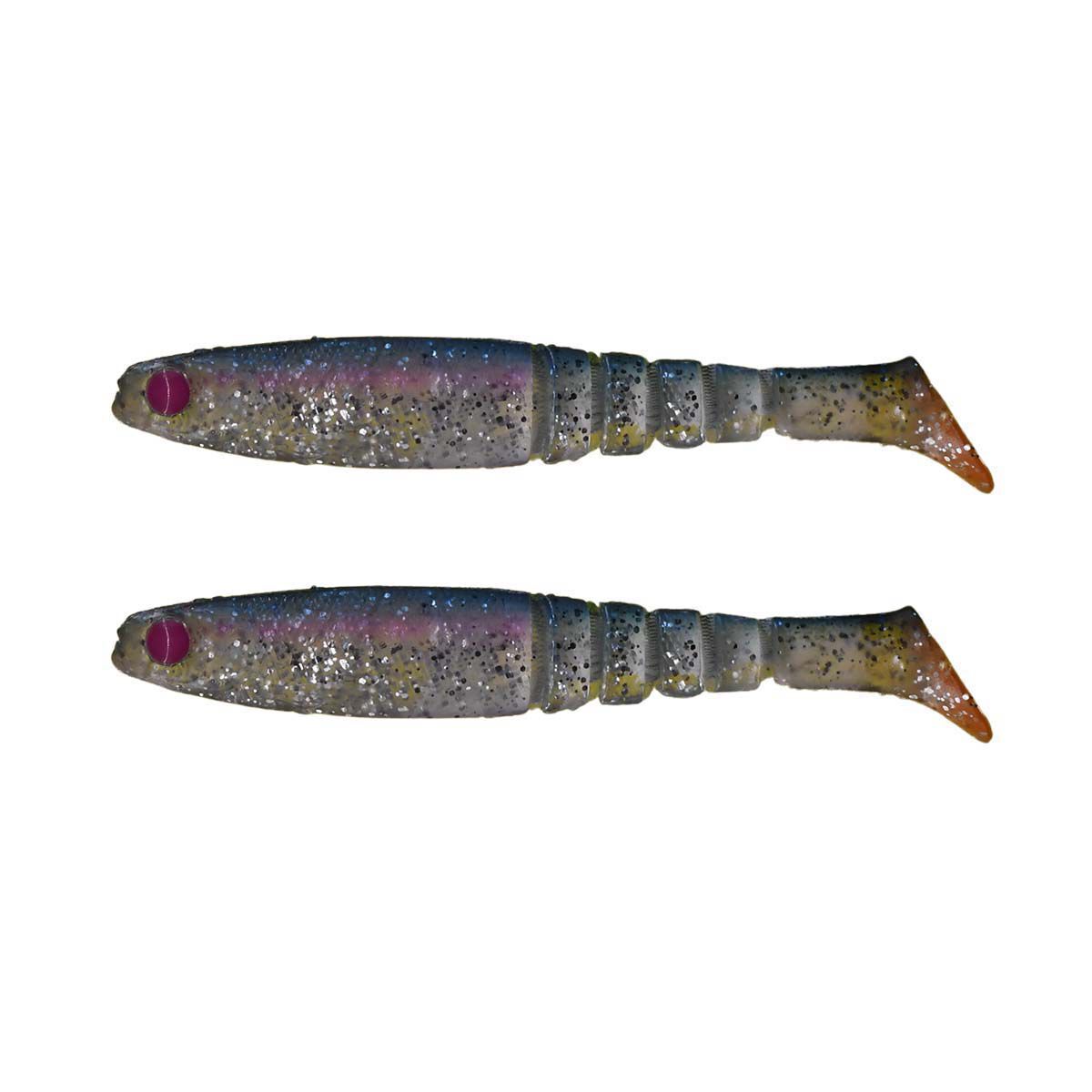 Akame Guppy Soft Plastic Lure 12cm 2 Pack Midnight Blues, Midnight Blues, bcf_hi-res