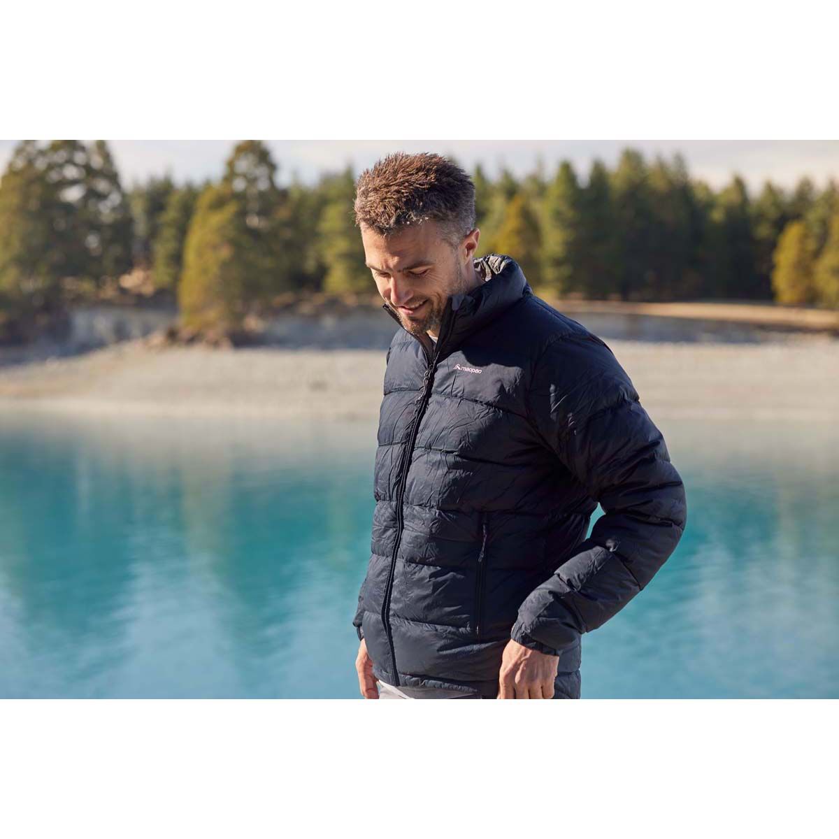 Macpac Men's Halo Down Puffer Jacket V2, Black, bcf_hi-res