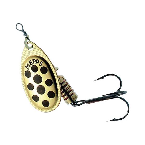 Mepps Aglia Decorees Inline Spinner Gold Black 3, Gold Black, bcf_hi-res