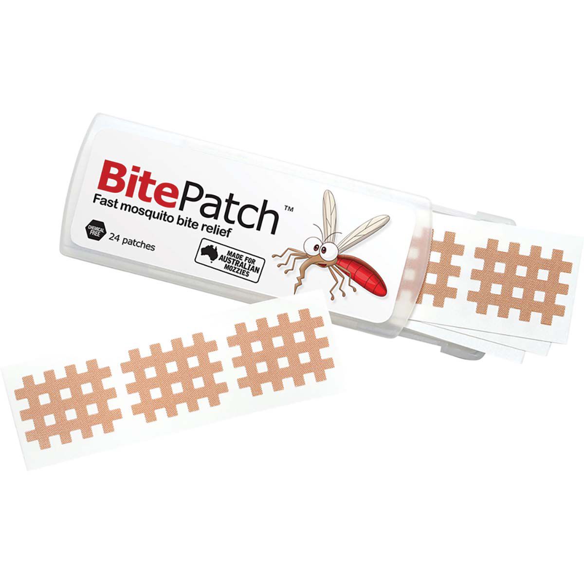BitePatch Insect Relief Patches 24 Pack Skin Colour, , bcf_hi-res