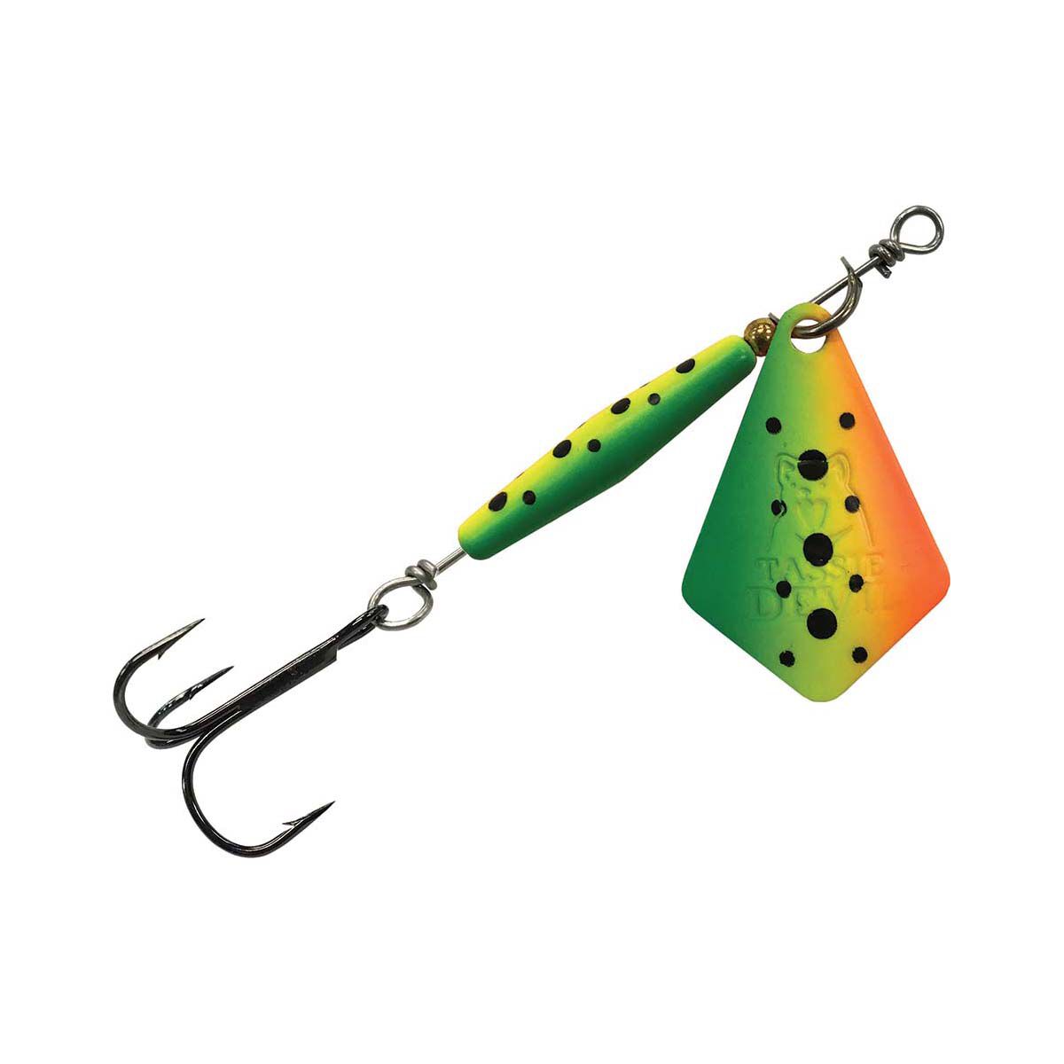 Wigston Tassie Devil Freshwater Blade Lures 5.4g Fire Tiger, Fire Tiger, bcf_hi-res