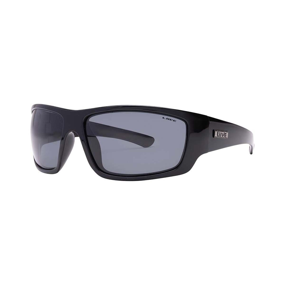Liive Men&rsquo;s Kuta Polarised Sunglasses Black with Black Lens, , bcf_hi-res
