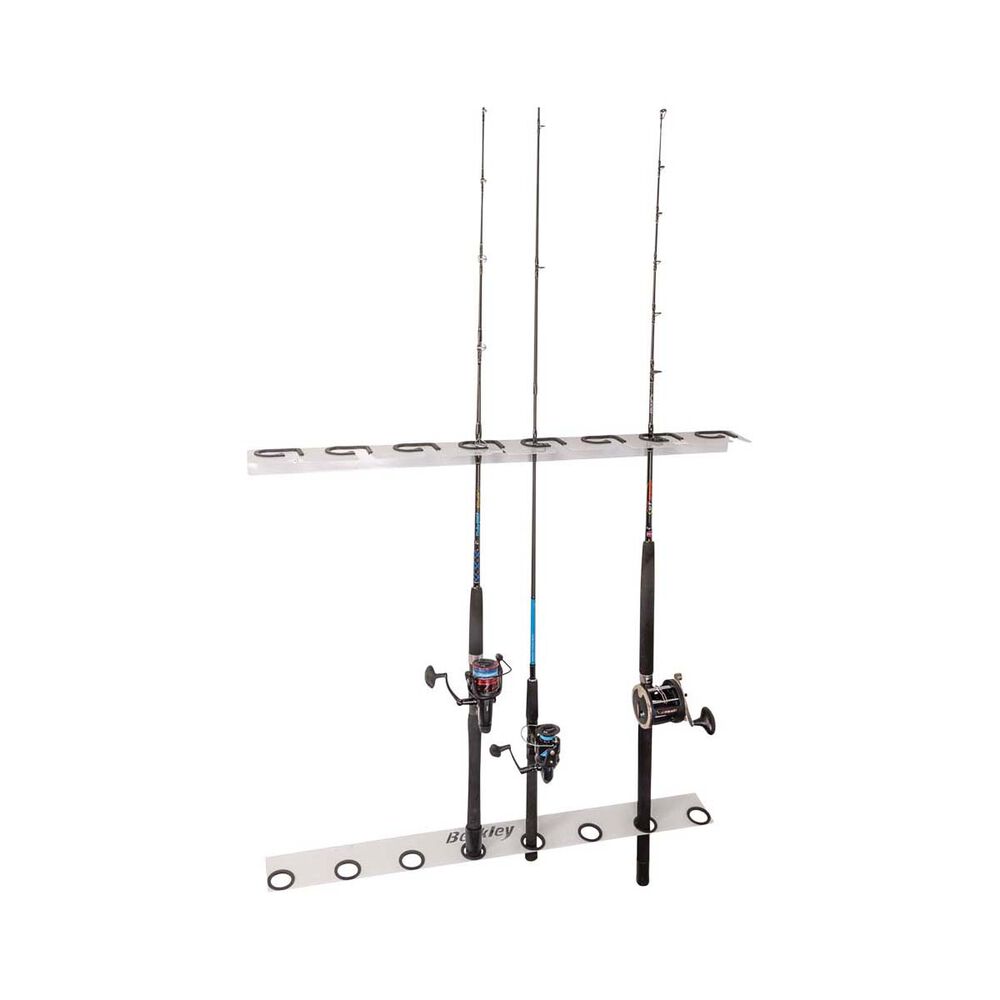 Fishing Rod Rack Vertical Hold Wall Mount Boat Pole Stand Storage
