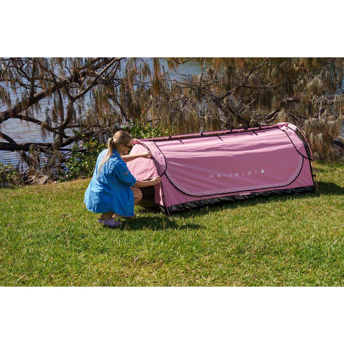 Wanderer Single Rose Pink Swag, , bcf_hi-res