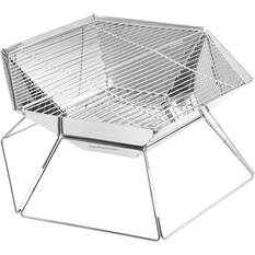 Wanderer Stainless Steel Folding Fire Pit with Grill, , bcf_hi-res