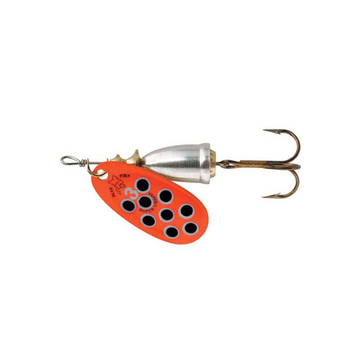 Blue Fox Vibrax Hot Pepper Spinner Lure Size 1 Red Black, Red Black, bcf_hi-res