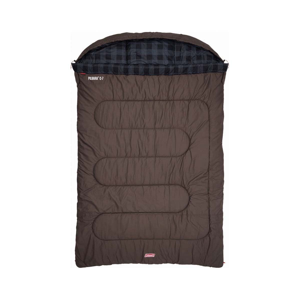 Coleman Pilbara -7C Double Hooded Sleeping Bag, , bcf_hi-res