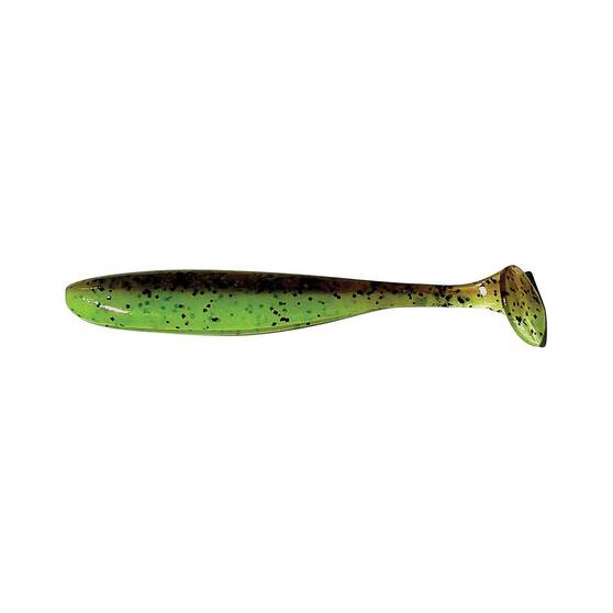 Keitech Easy Shiner Soft Plastic Lure 3in Green Pumpkin Chartreuse