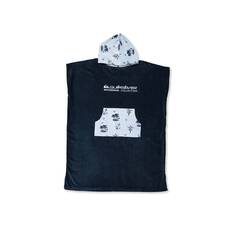 Quiksilver Men’s Horizon Haze Hooded Towel Black OSFM, Black, bcf_hi-res