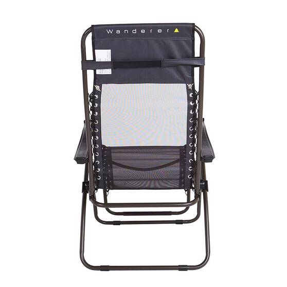 Wanderer Reclining Mesh Lounger 140kg, , bcf_hi-res