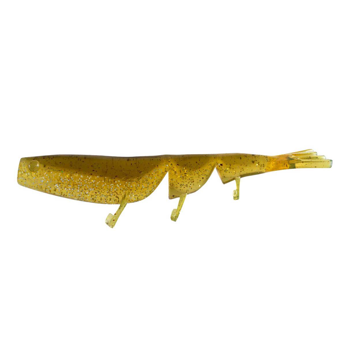 Daiwa Bait Junkie Prawn Soft Plastic Lure 3in Oil Flash, Oil Flash, bcf_hi-res