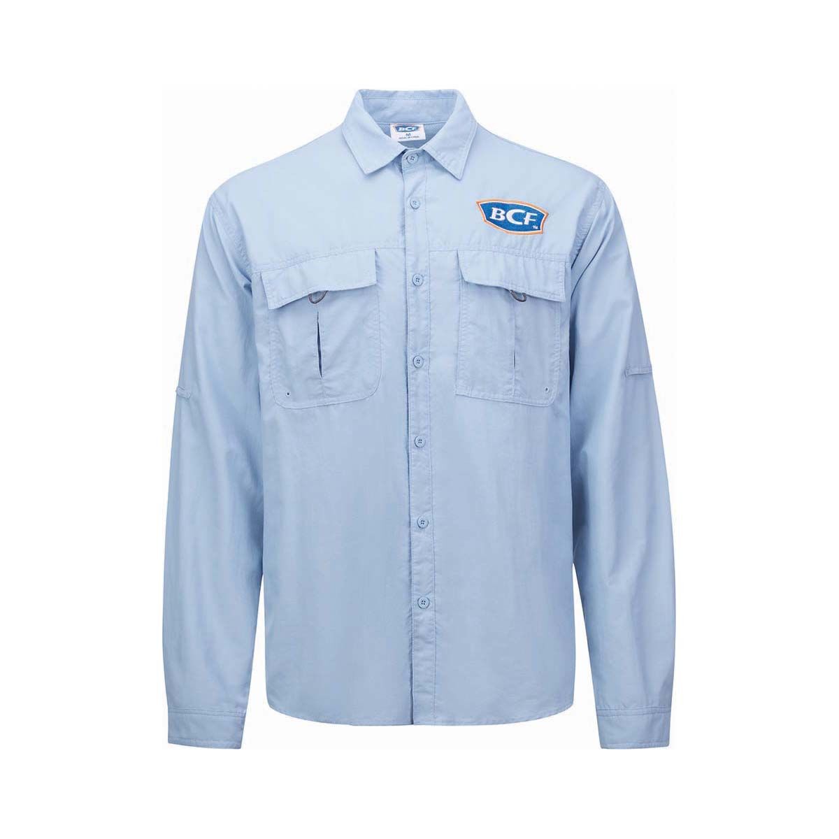BCF Men&rsquo;s Long Sleeve Fishing Shirt Spray S, Spray, bcf_hi-res