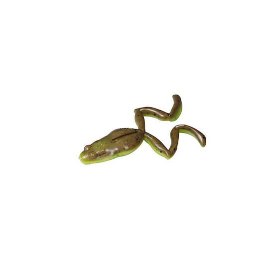 Jackall Clone Frog Soft Plastic Lure Green Pumpkin Chartreuse Frog, Green Pumpkin Chartreuse Frog, bcf_hi-res