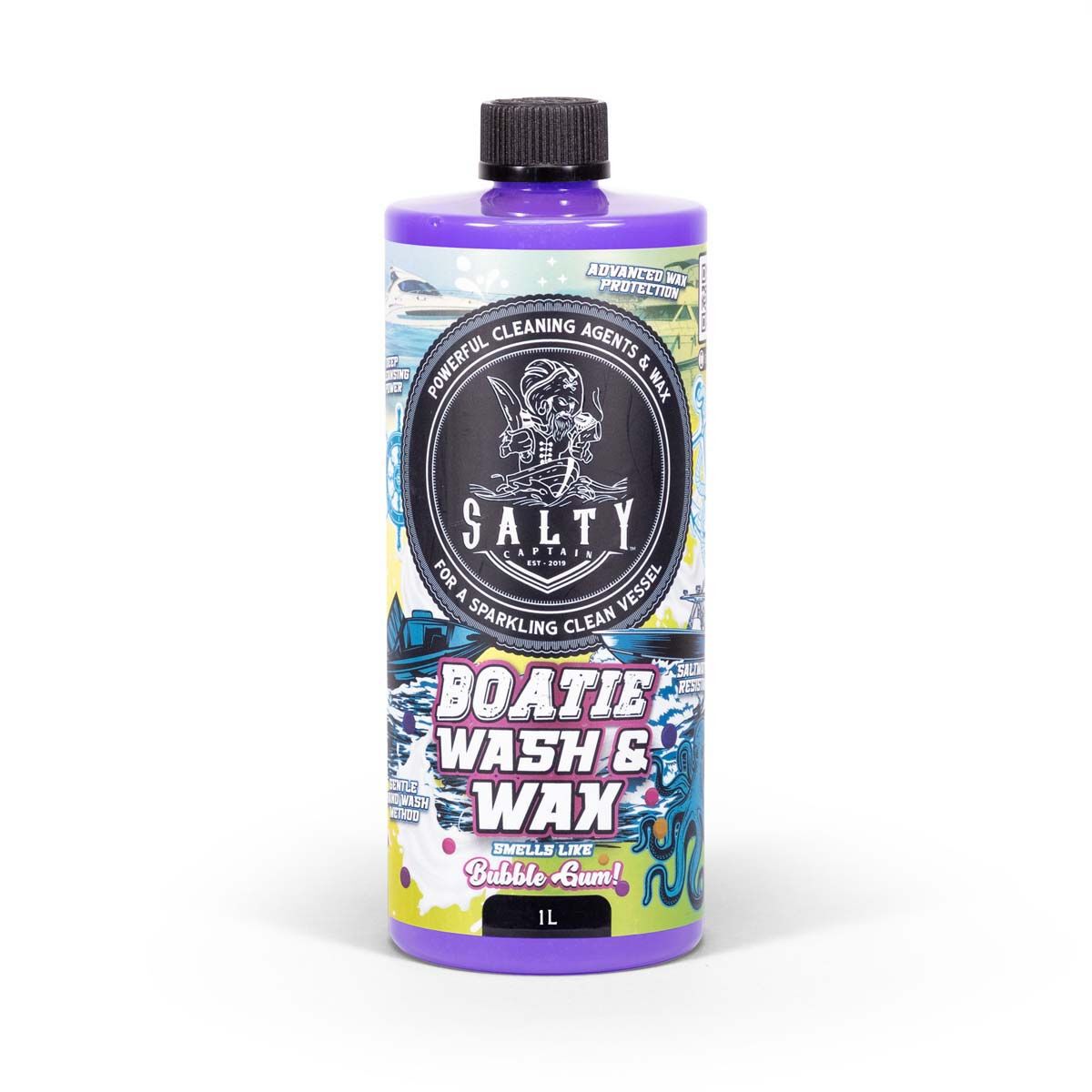 Salty Captain Boatie Wash & Wax 1L, , bcf_hi-res