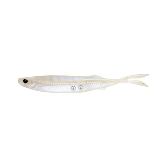 Nomad Live Ops Fallout Minnow Soft Plastic Lure 5in Pearl, Pearl, bcf_hi-res