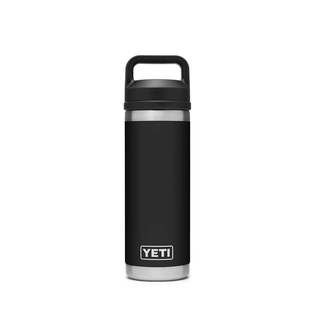 YETI&reg; Rambler&reg; Bottle 18 oz (532ml)  with Chug Cap, Black, bcf_hi-res
