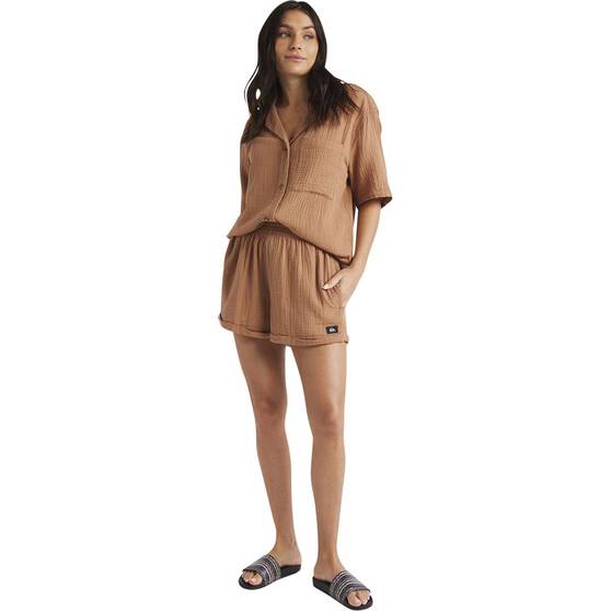 Quiksilver On Vacation Shorts for Women Natural XS, Natural, bcf_hi-res