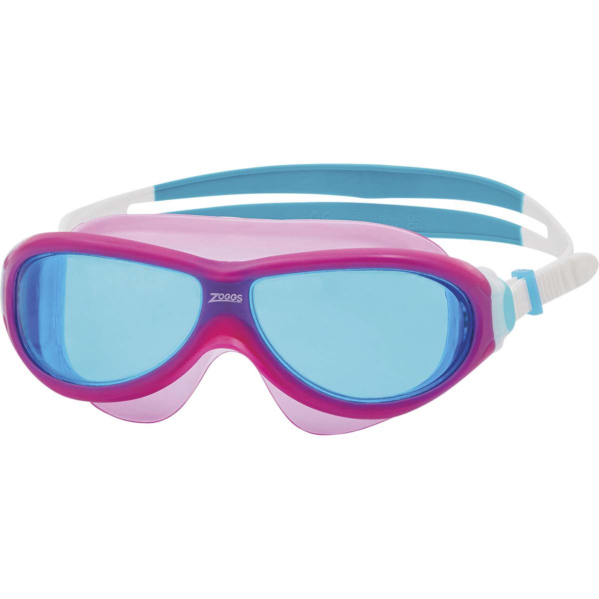 Zoggs Phantom Swimming Goggles Mask 6+ Years Pink, Pink, bcf_hi-res