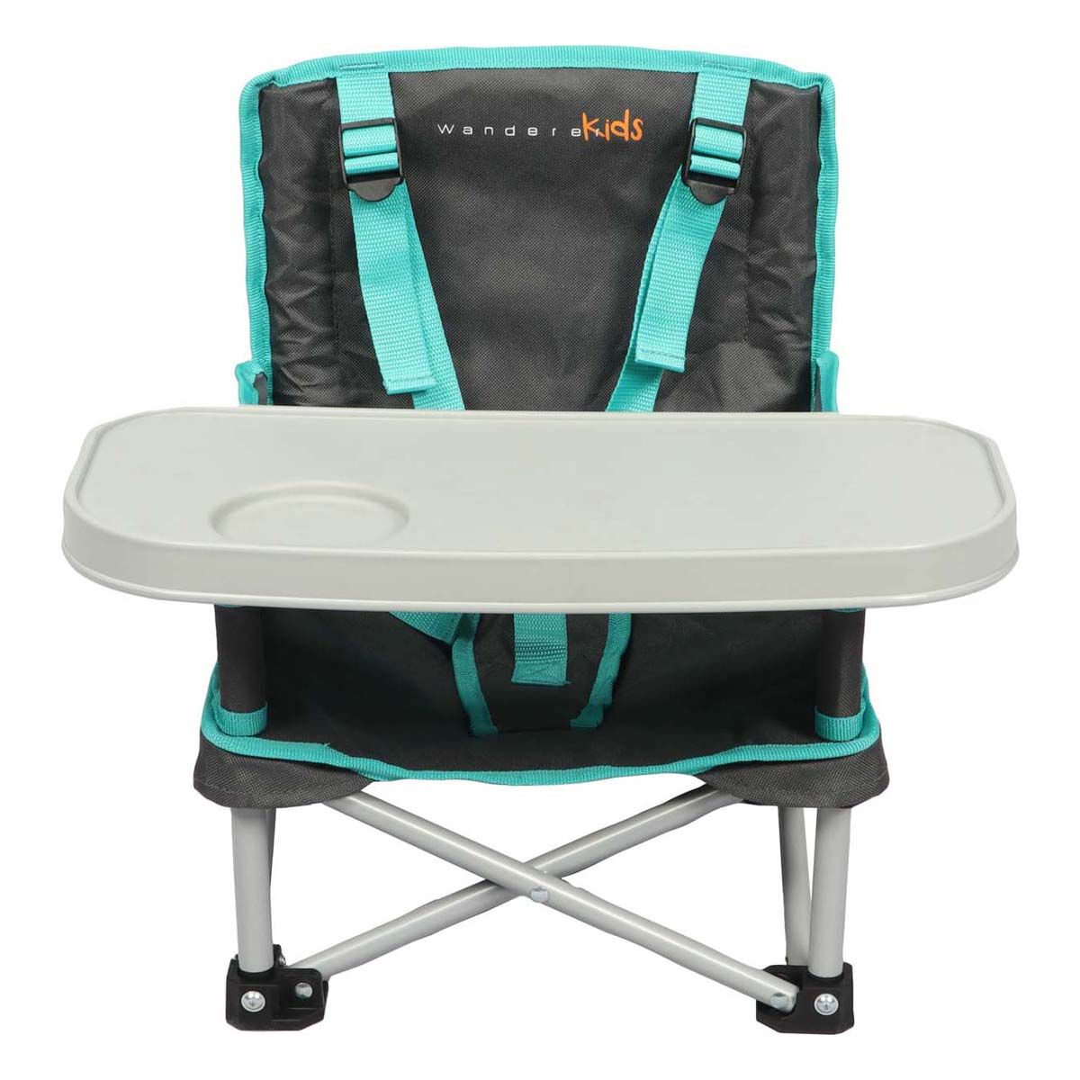 Wanderer Kids Mini Portable Folding Chair with Tray Table 15kg, , bcf_hi-res