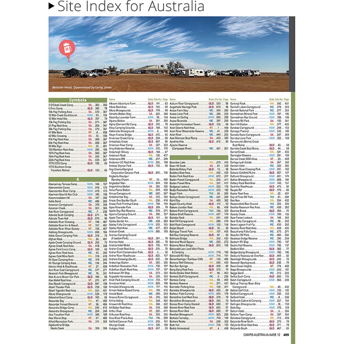 Camps 12 Australia Wide Free & Budget Campsite Book - B4 Easy to Read, , bcf_hi-res