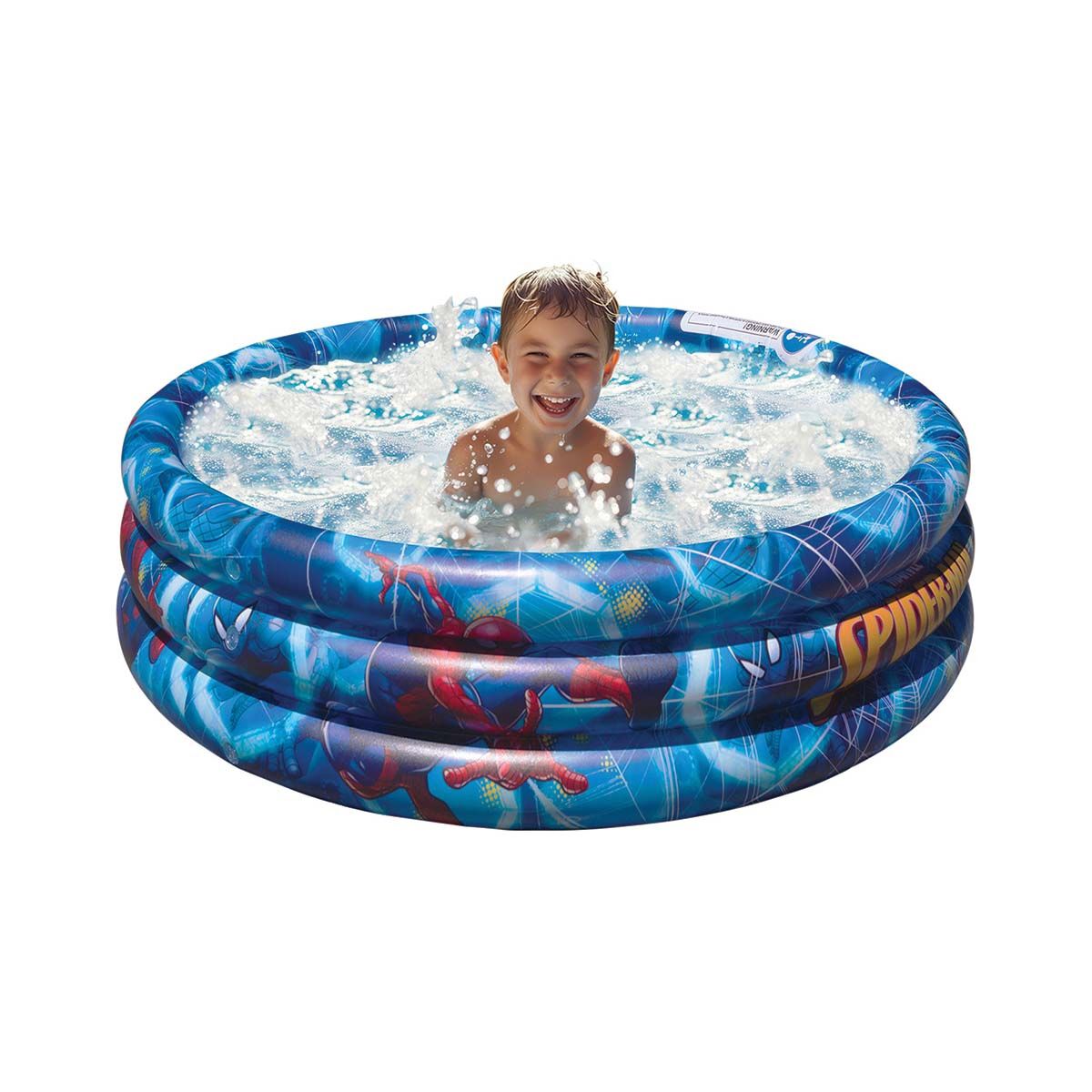 Spiderman 3 Ring 1.2m Inflatable Splash Pool, , bcf_hi-res