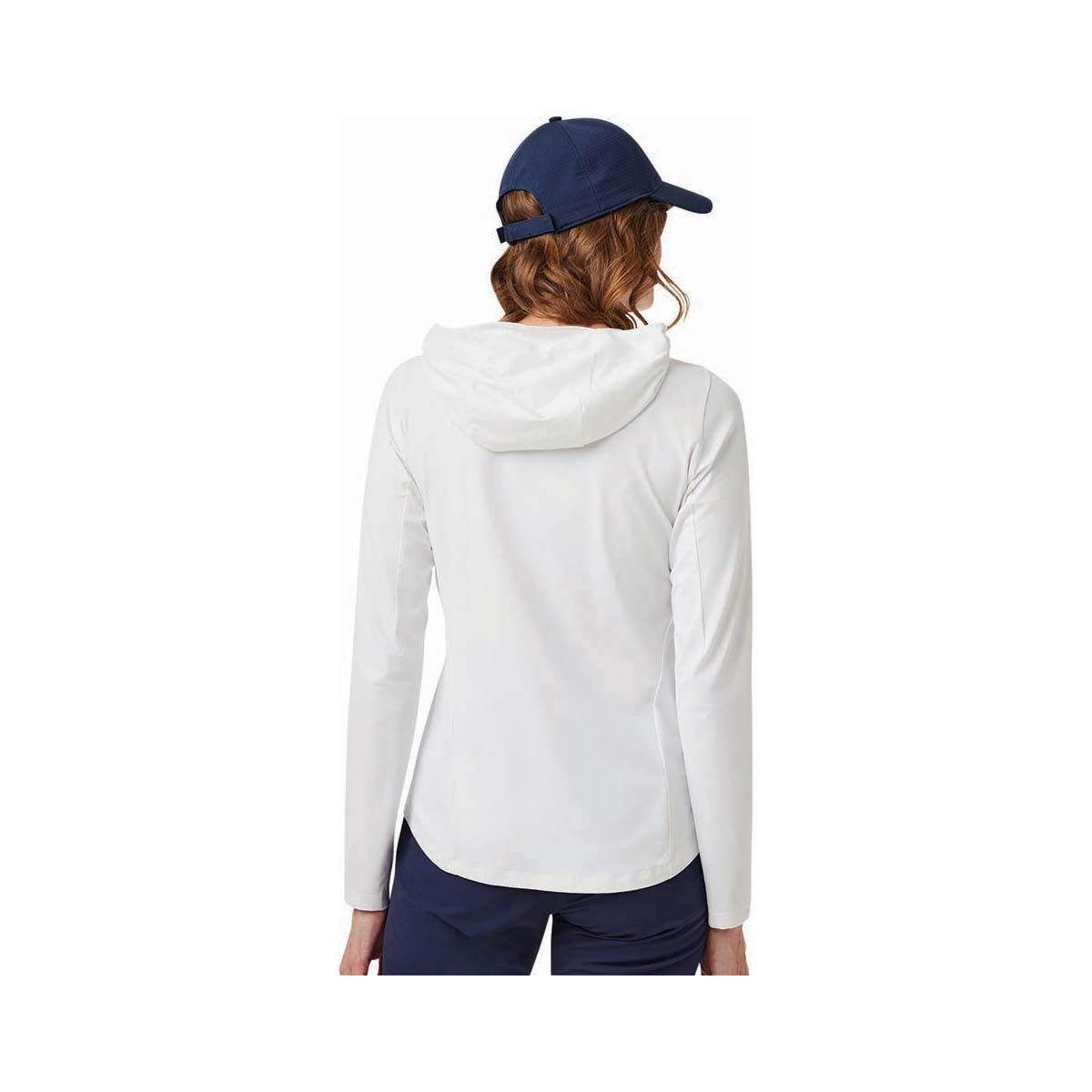 YETI&reg; Women&rsquo;s Hooded Ultra Lightweight Sunshirt, White, bcf_hi-res
