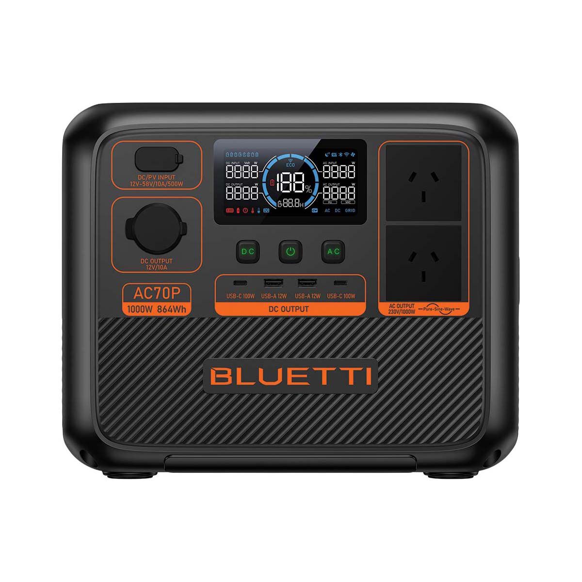 Bluetti AC70P 1000W Portable Power Station, , bcf_hi-res