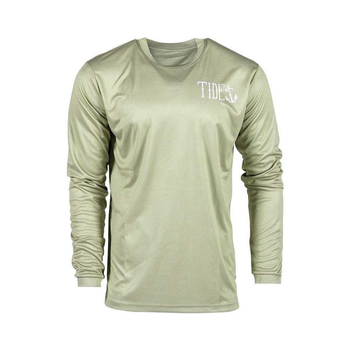 Tide Apparel Men's Angler Fishing Shirt, Light Olive, bcf_hi-res