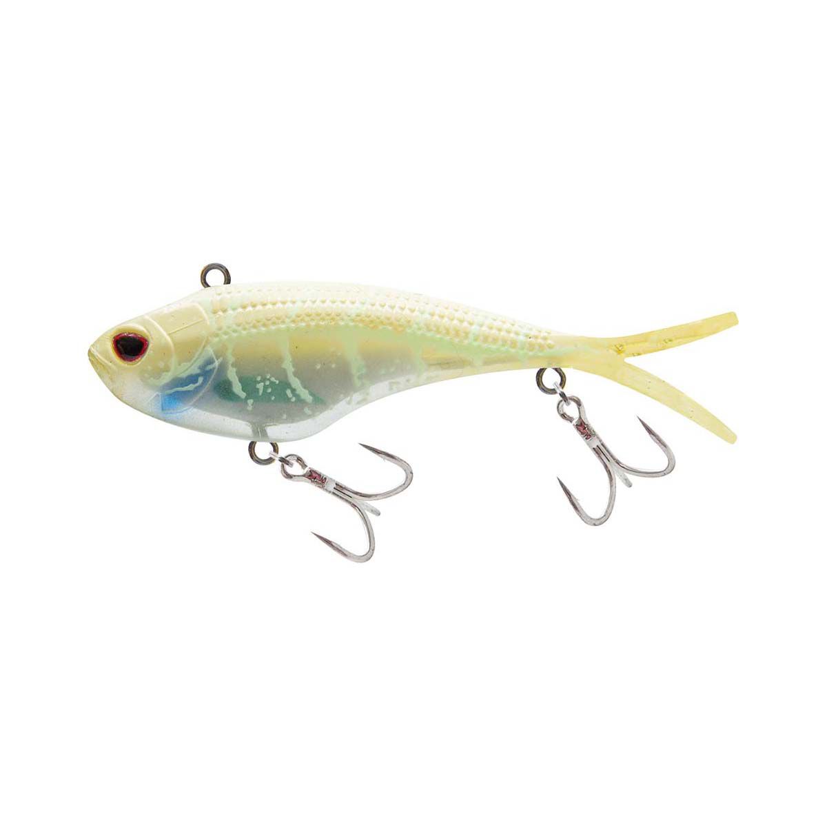 Nomad Vertrex Max Soft Vibe Lure 110mm White Glow, White Glow, bcf_hi-res