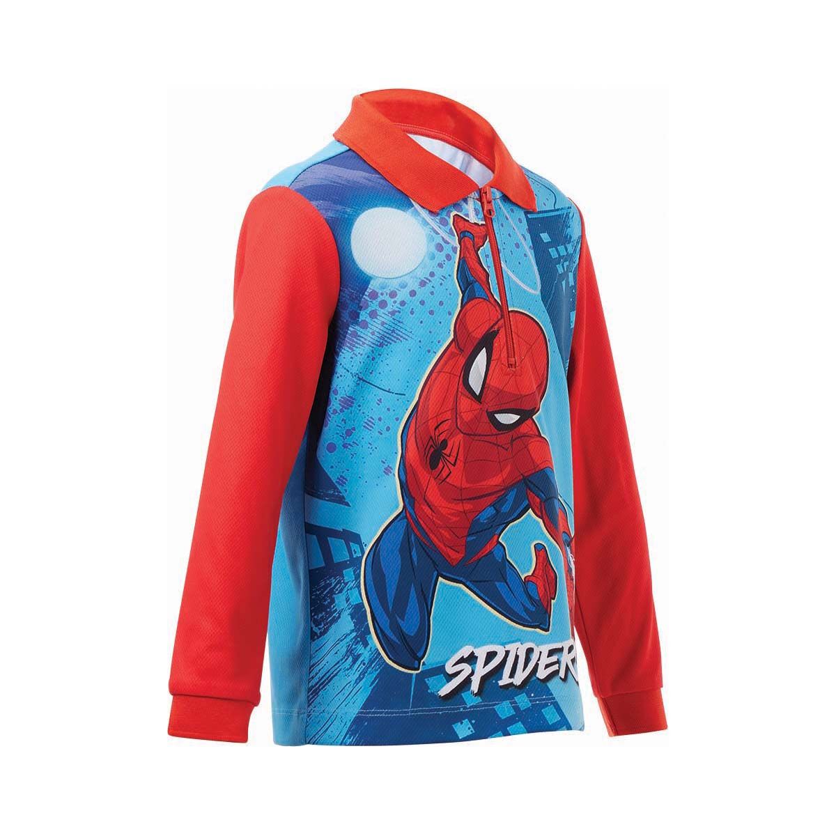 Spiderman Kids&rsquo; Fishing Shirt, Red, bcf_hi-res