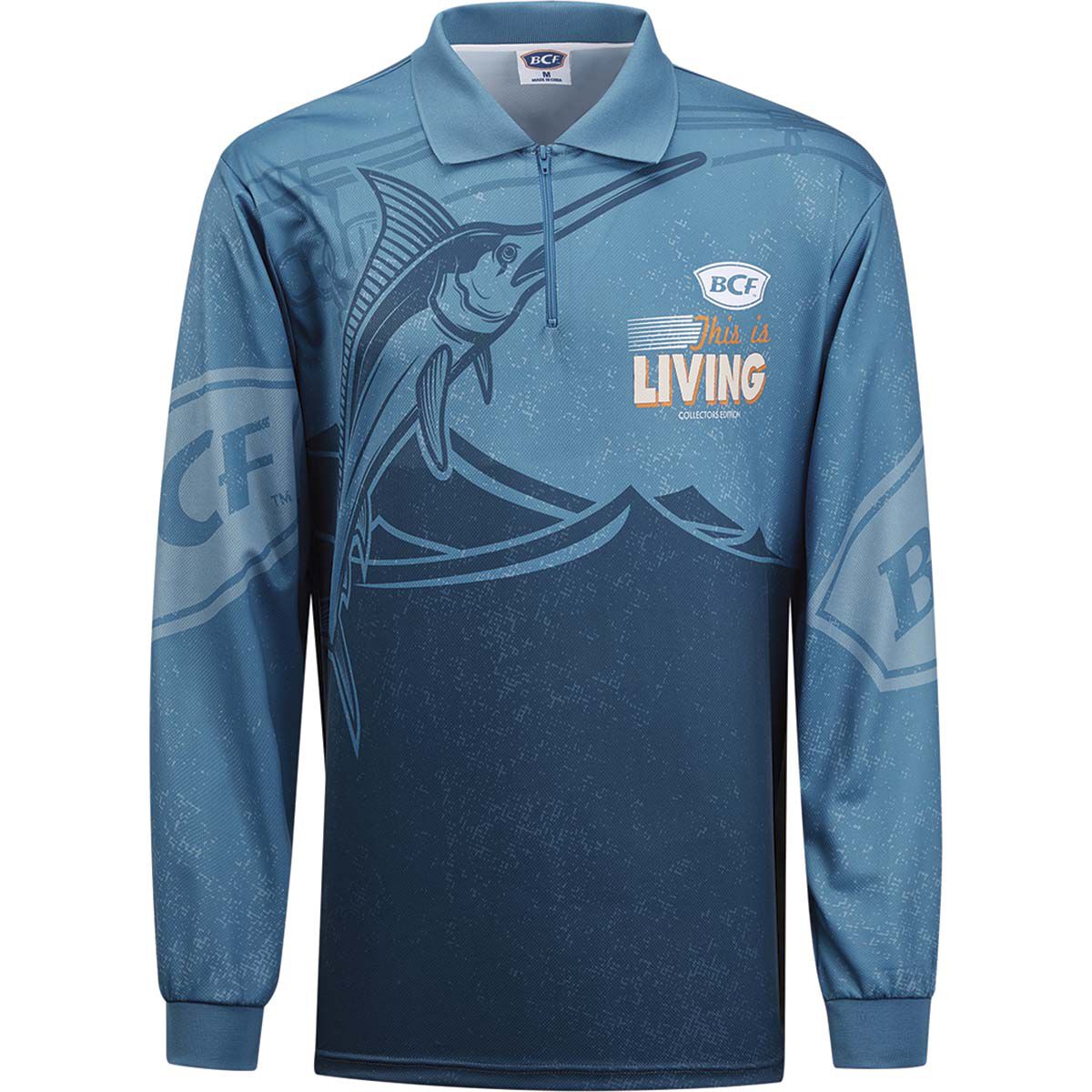 BCF Men s Collectors Edition Sublimated Polo Blue M BCF