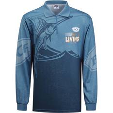 BCF Men's Collectors Edition Fishing Shirt Blue L, Blue, bcf_hi-res