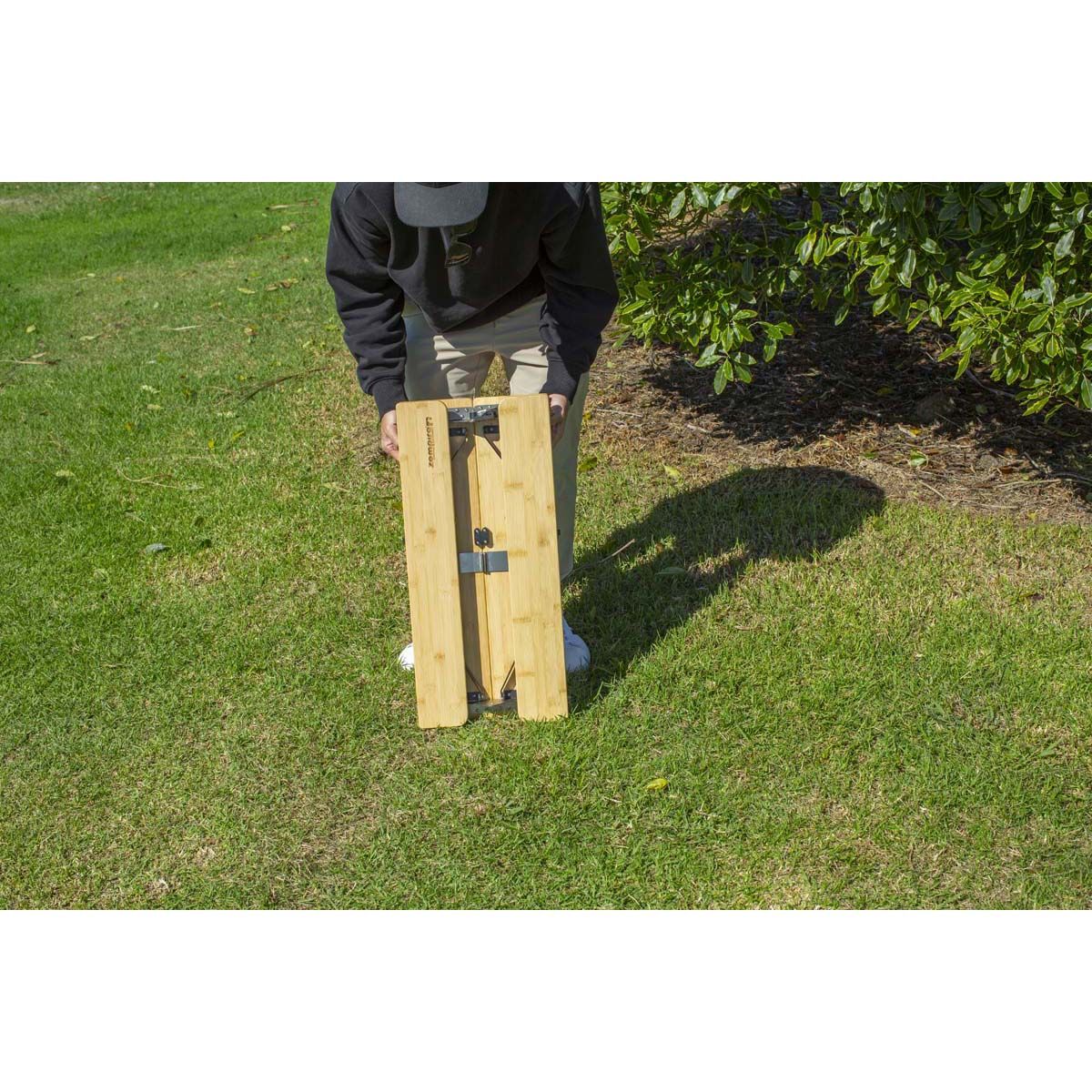 Zempire Kitpac Pro Standard Bamboo Camping Table, , bcf_hi-res